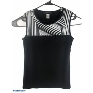 Soft Works Womens Small‎ Black Sleeveless Tank Top